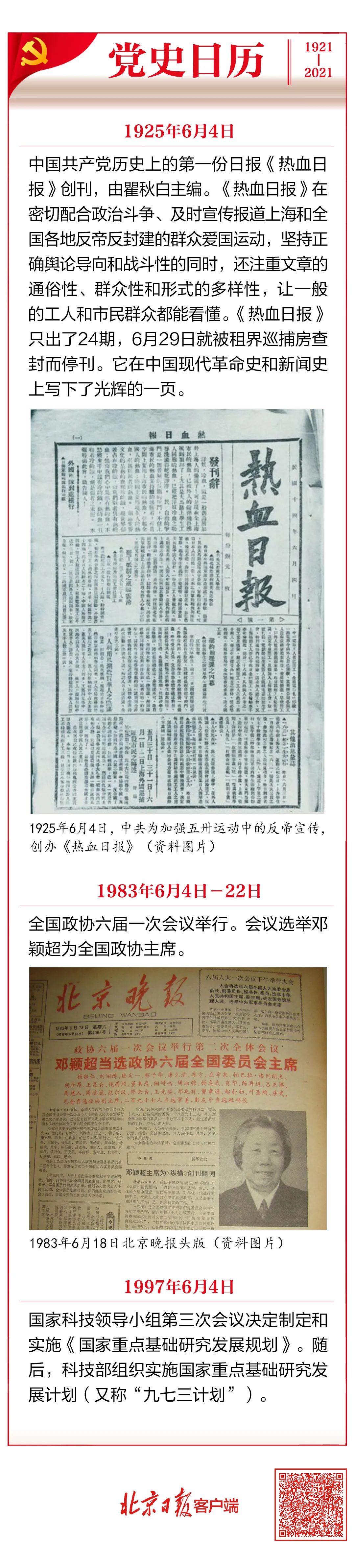 党史日历丨看看历史上发生的党史大事6月1日6月10日