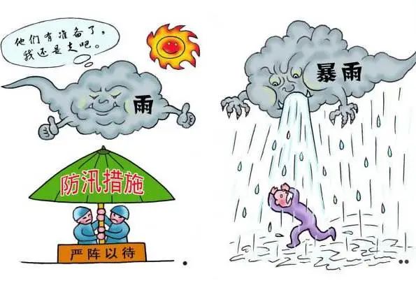 关于防疫汛期天气情况复杂,高温与暴雨天气频发,虽然天气闷热,但是