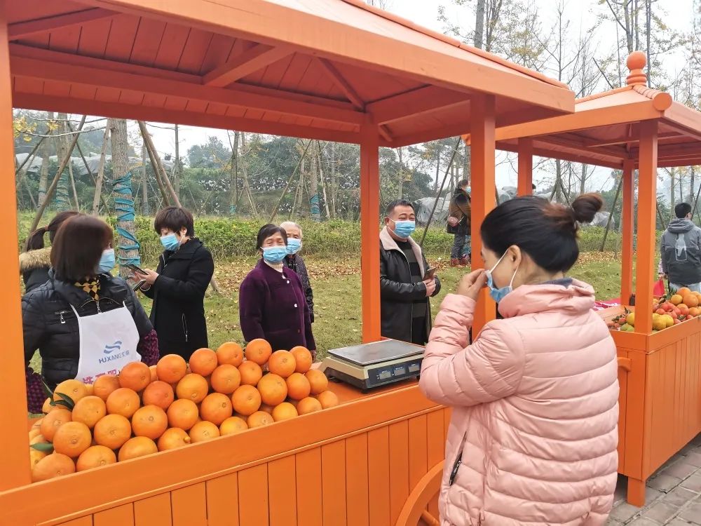 青神路边赶集真稀奇水果集市助增收