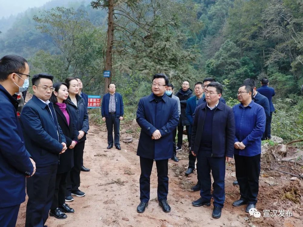 冯永刚赴毛坝红峰马渡关镇调研
