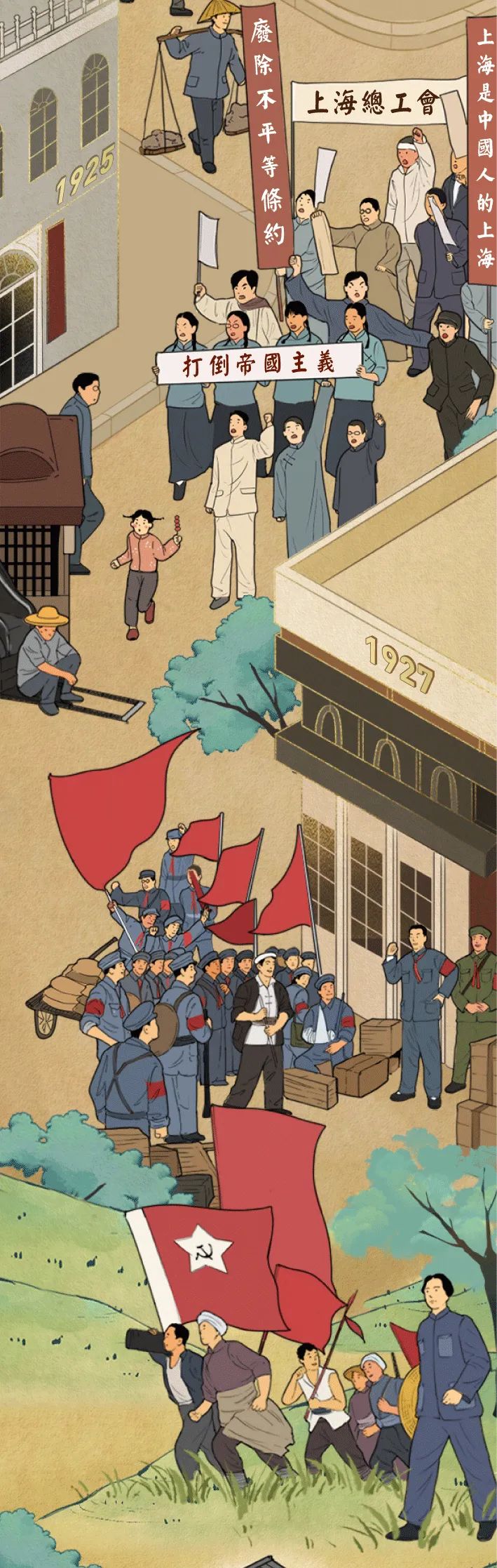 一组漫画带你了解百年党史!1921→2021 - 川观新闻