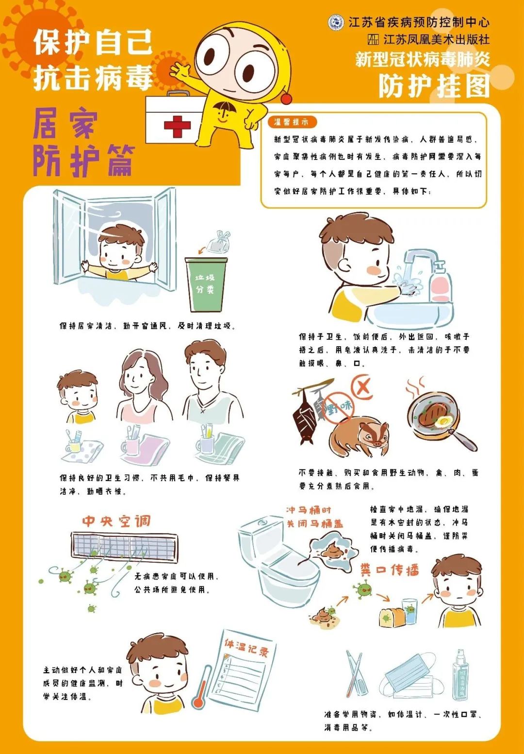 新冠病毒防护挂图来啦,赶紧收藏 川观新闻