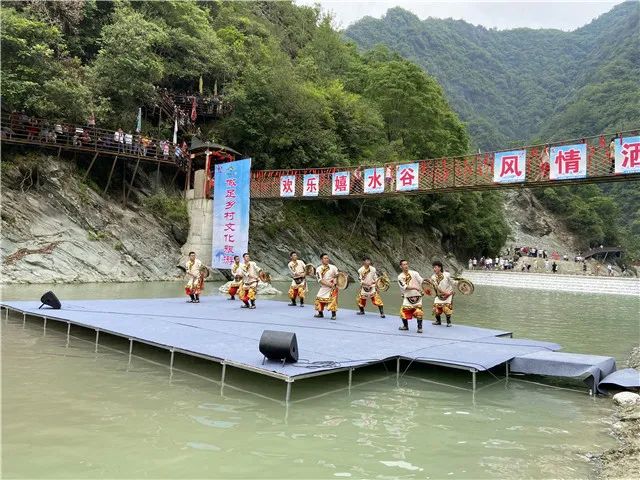 玩水了北川这个风情谷开业了快来开启水上之旅吧