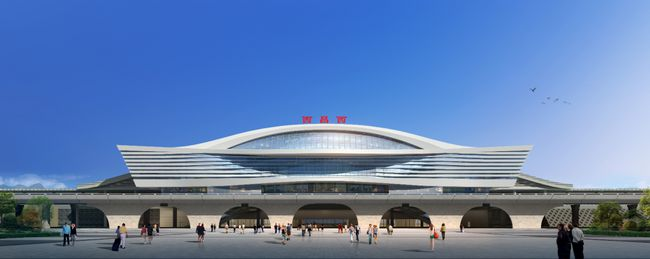 西昌西站总建筑面积约39440平方米,站房建筑面积约1.