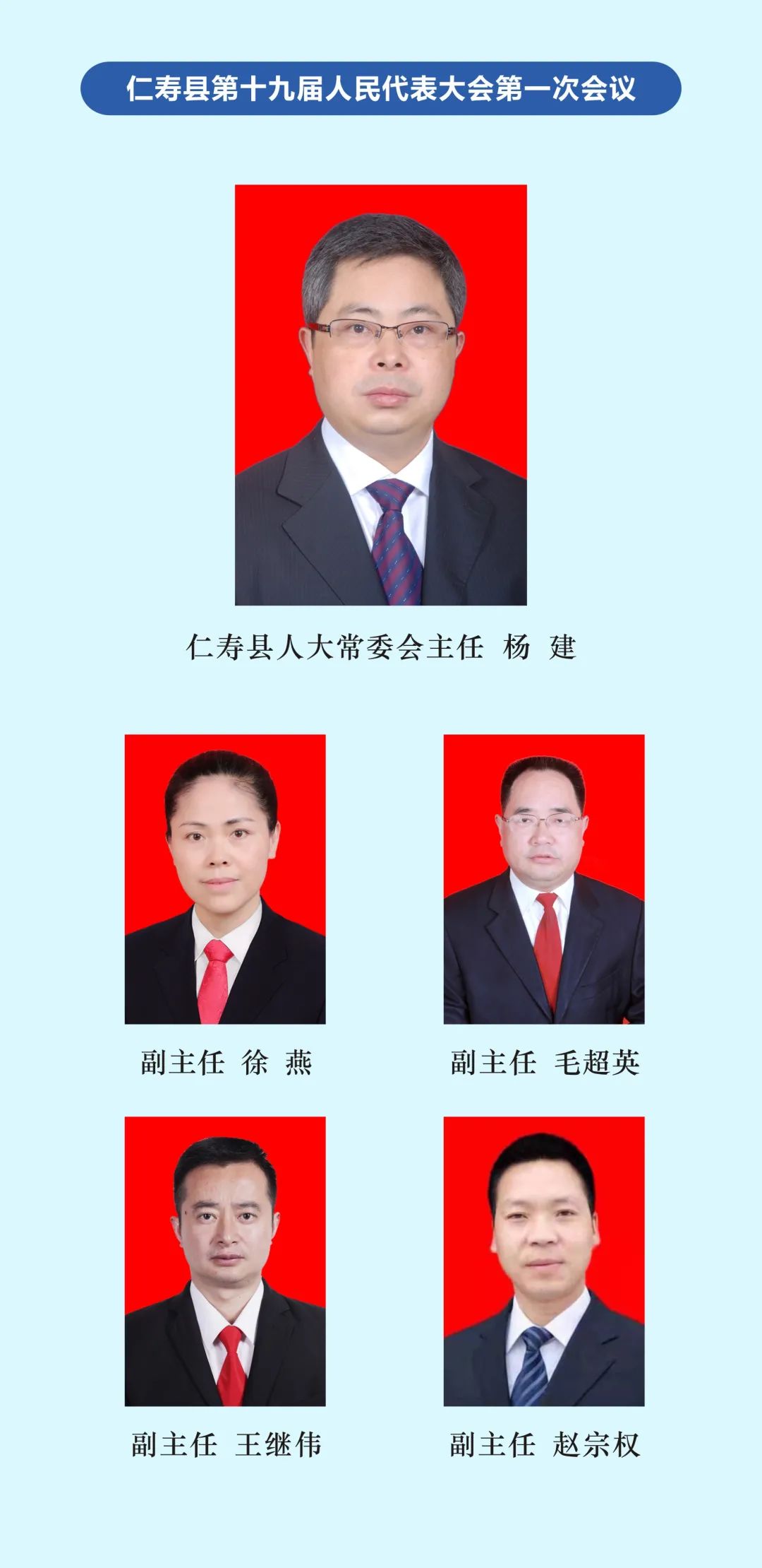 杨建当选仁寿县人大常委会主任