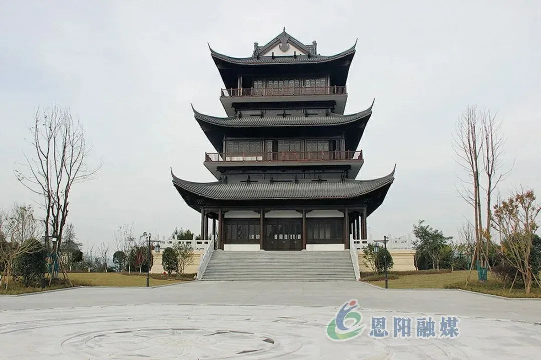 恩阳登科山公园趁着冬日暖阳来听五子登科的故事