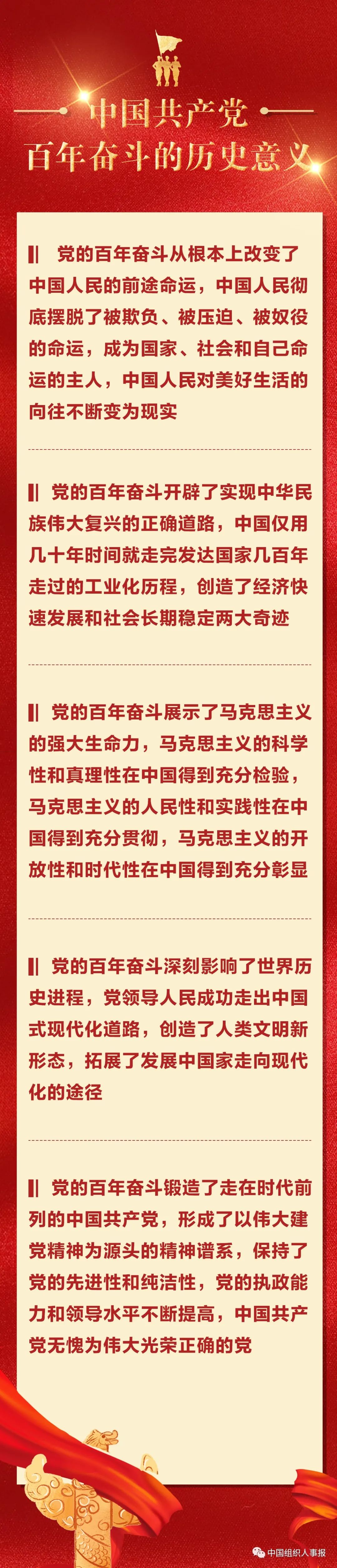 学习一张图告诉你中国共产党百年奋斗的历史意义