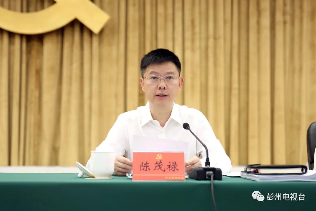 勇担使命砥砺前行彭州市第十四届委员会第十二次全体会议召开67