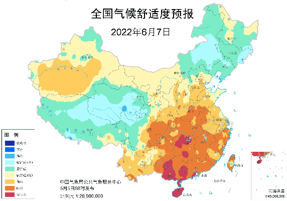 2022全国高考天气地图出炉四川部分地区有雨