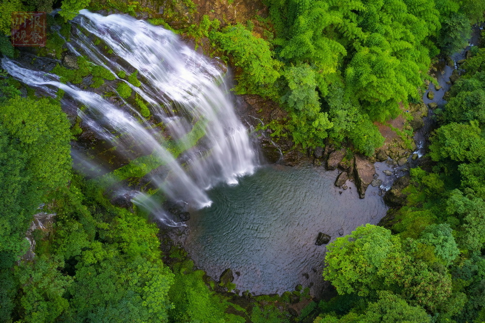 天河瀑布雅安人私藏的天然耍水地