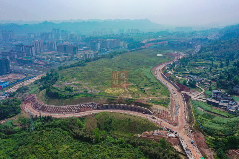 把耽误的工期抢回来雅安南外环项目建设火力全开