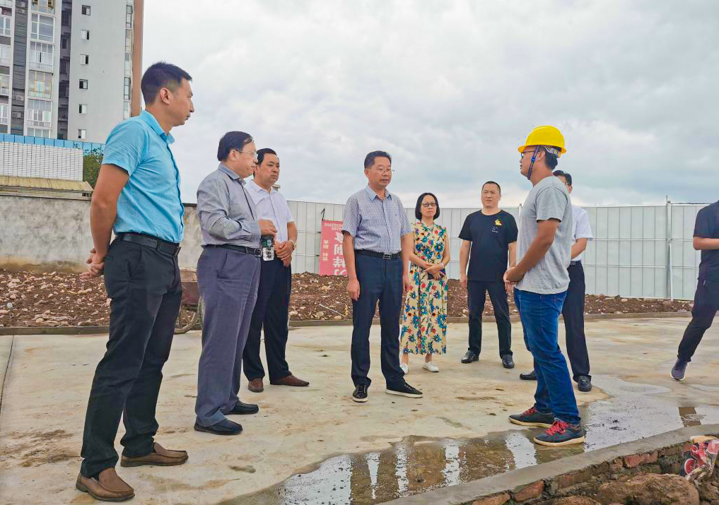 眉山市人大常委会副主任李永高督导新(续)建学校项目推进情况 - 川报