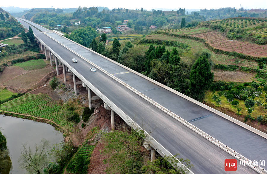 红星路南延线仁寿段通车开始倒计时