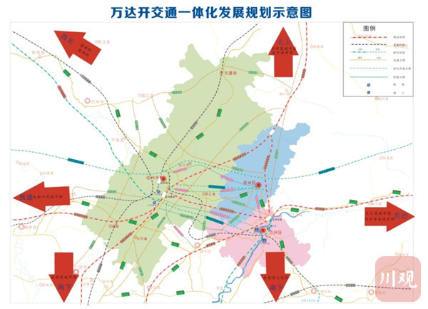 全线建成贯通后,川渝将新增一条高速公路省际通道,辐射开江县,达川区