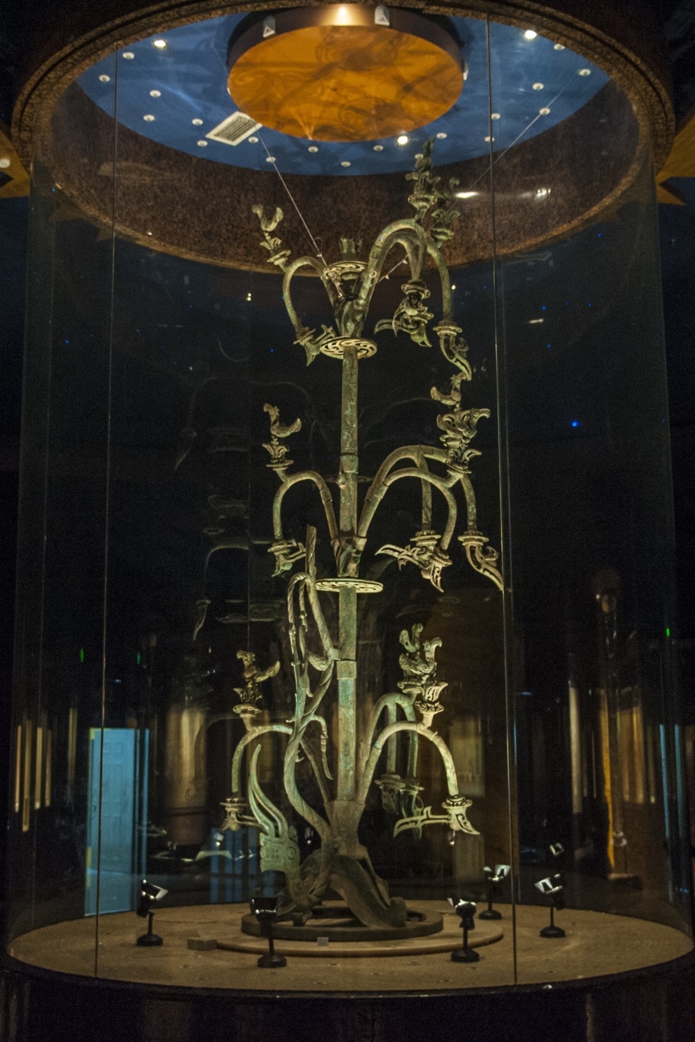 三星堆青铜神树如何铸成ct扫描首次发现芯骨