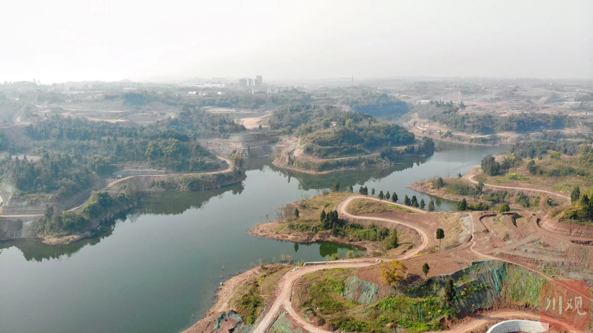 广安区官盛湖公园计划打造20余个景点,年底达到开放条件 