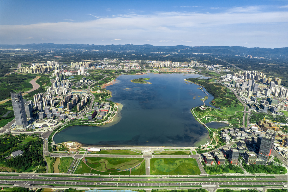 天府新区公园城市建设图片