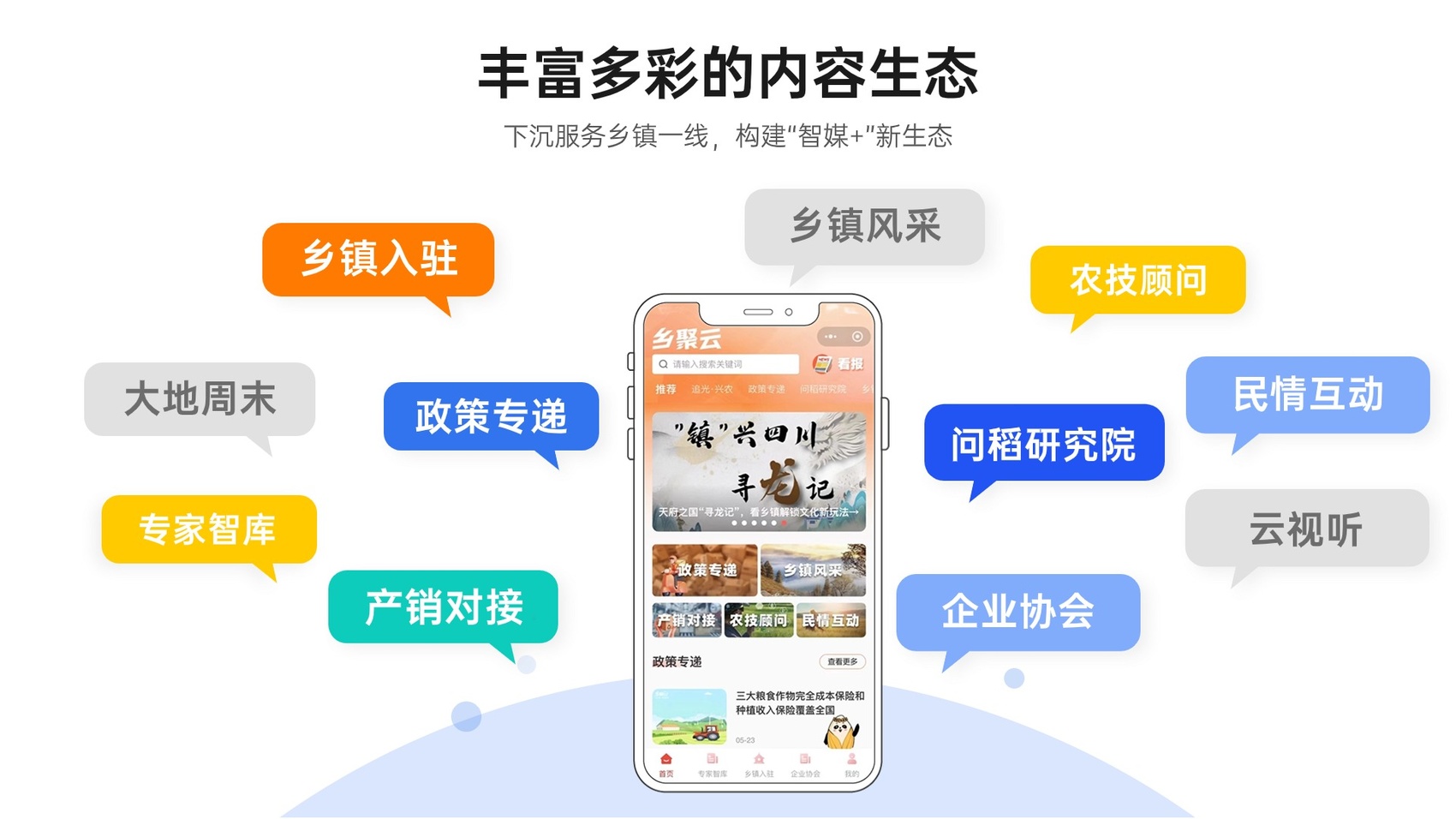 “乡聚云” 打造功能全效能优的乡镇专属服务平台|川观新闻