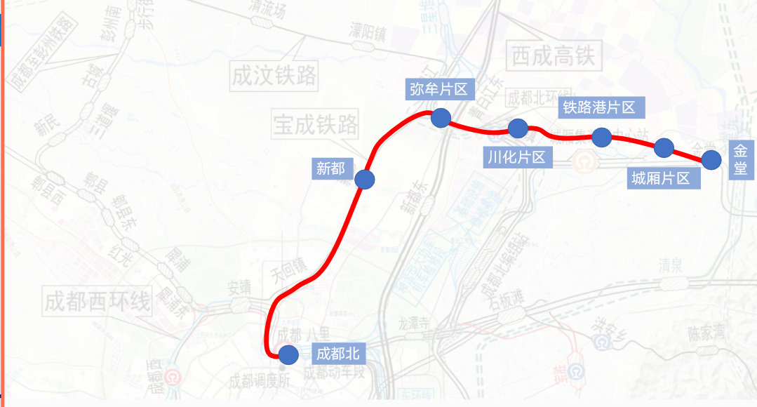 最快28分钟青白江飚拢成都