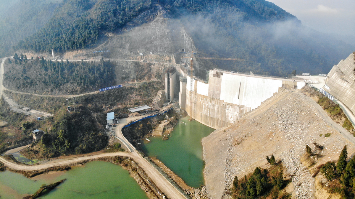 开年广安看项目②解决16余万人饮水前锋区龙滩水库工程主体预计5月