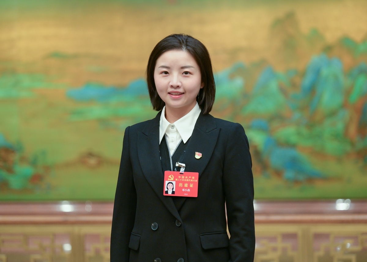 党代表参会笔记丨邓小燕希望更多的年轻人回到农村一起建设家乡