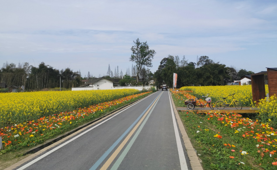 锦绣安仁奇境花园,奇境花园酒店林盘,花海,稻田,阡陌交通…安仁南岸