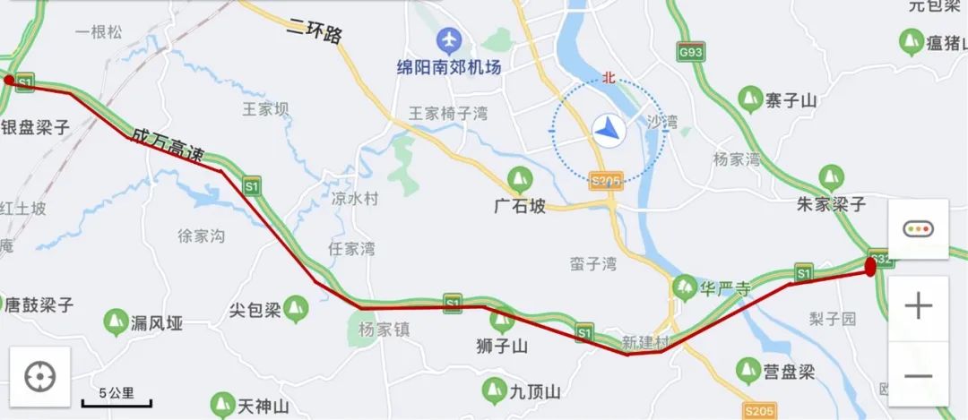 今天(12月9日,四川省公安厅交通警察总队高速公路二支队,绵阳市公安