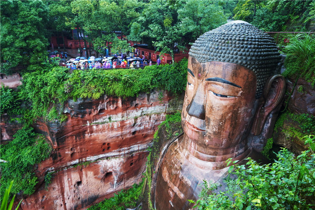 而"收获"亦不同也四季景色不同大佛景区秋天已经到了