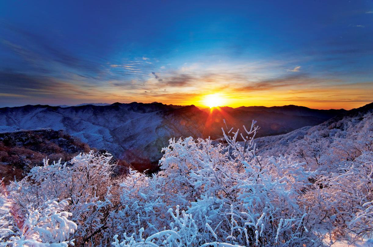 光雾山雪景图片图片