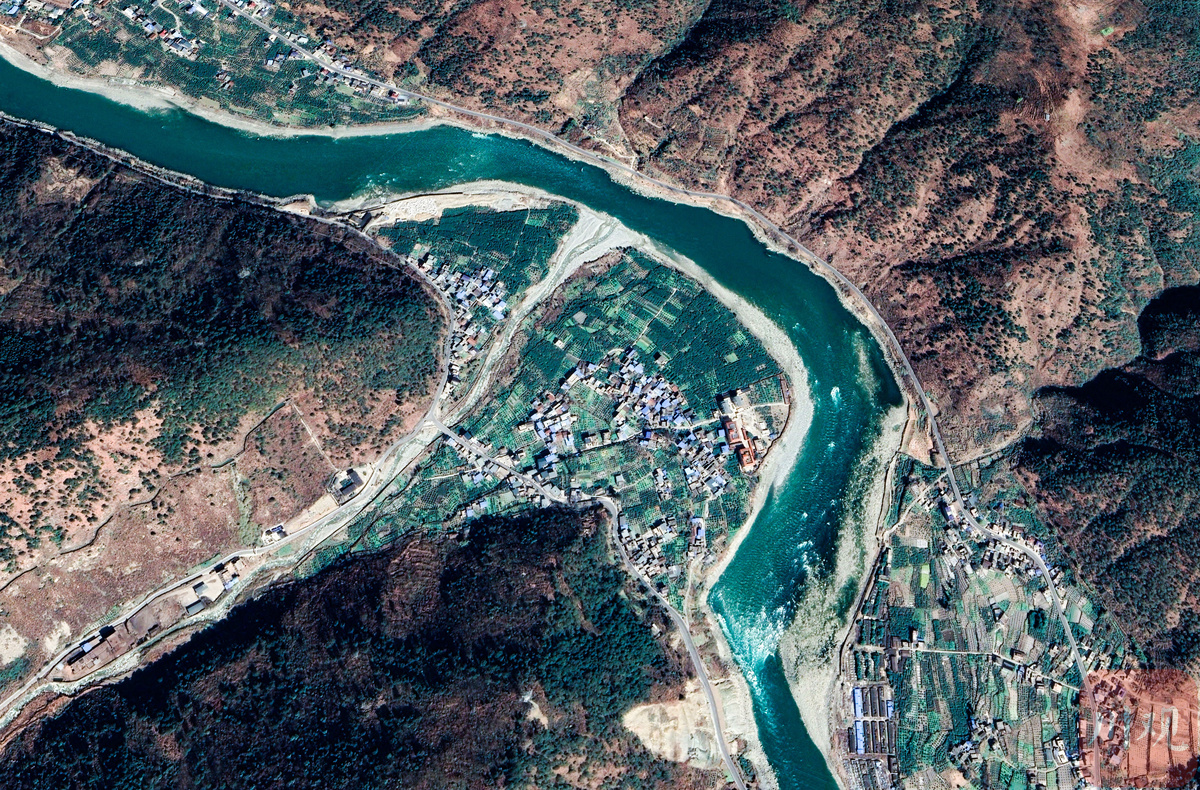 卫星看四川60万米高空瞰长江流域大美江河