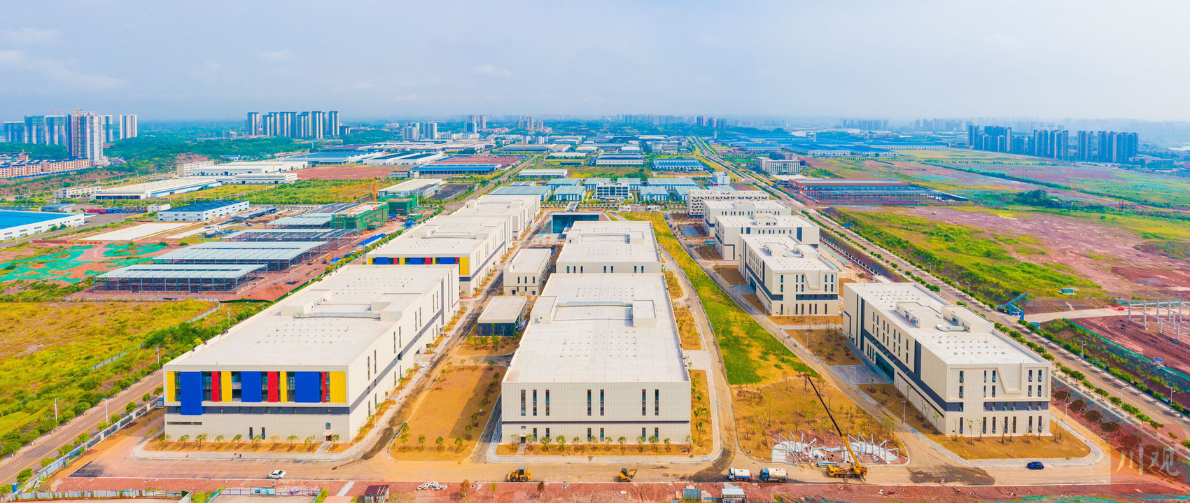 影像志资阳高新区成渝电子信息创新创业产业园最新航拍来了