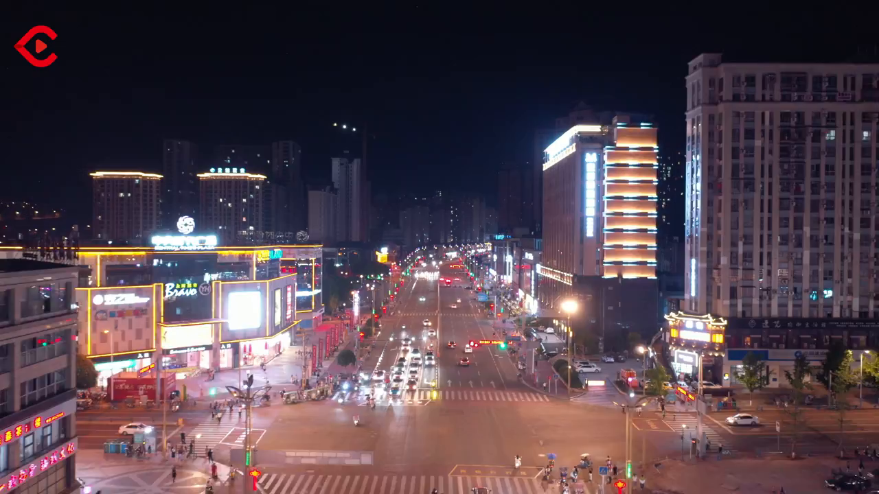 影像志|华灯初上,安岳夜景流光溢彩璀璨迷人