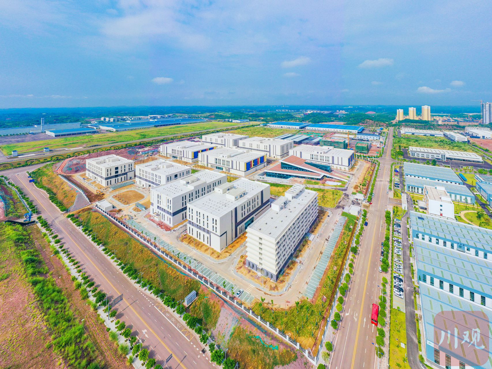 影像志资阳高新区成渝电子信息创新创业产业园最新航拍来了