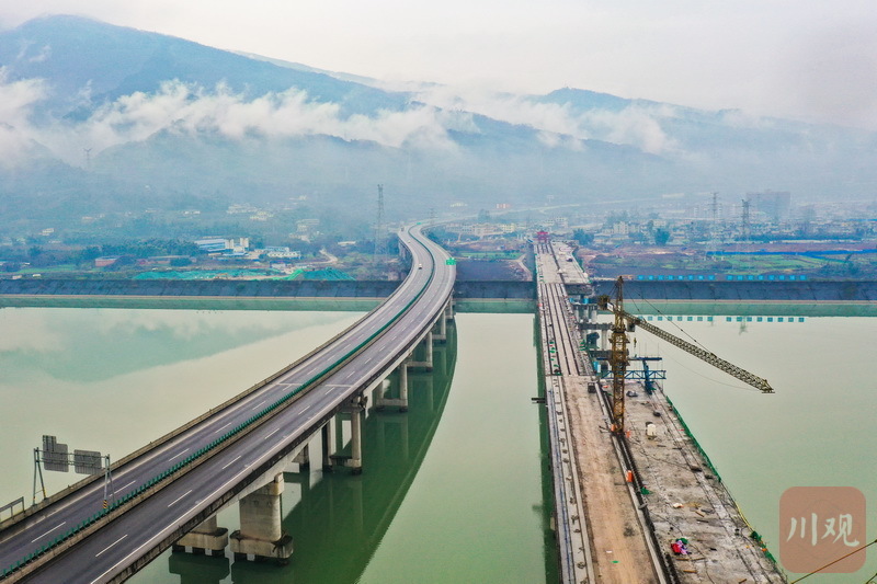 左幅已架通雅安水津关青衣江特大桥预计4月完工