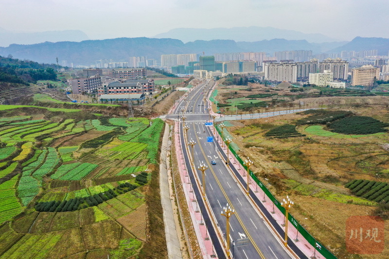 宽敞又美观雅安南外环东段开通在即