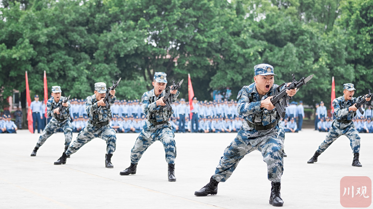 视频|西部战区空军某新训旅举行新兵授衔仪式 - 川观新闻