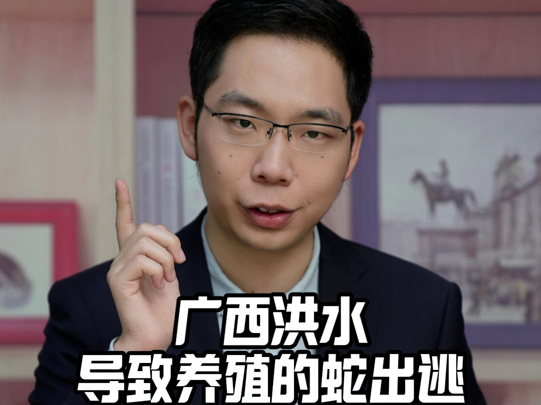 广西洪水致养殖的蛇出逃 若咬伤人该谁负责？丨小铭切瓜