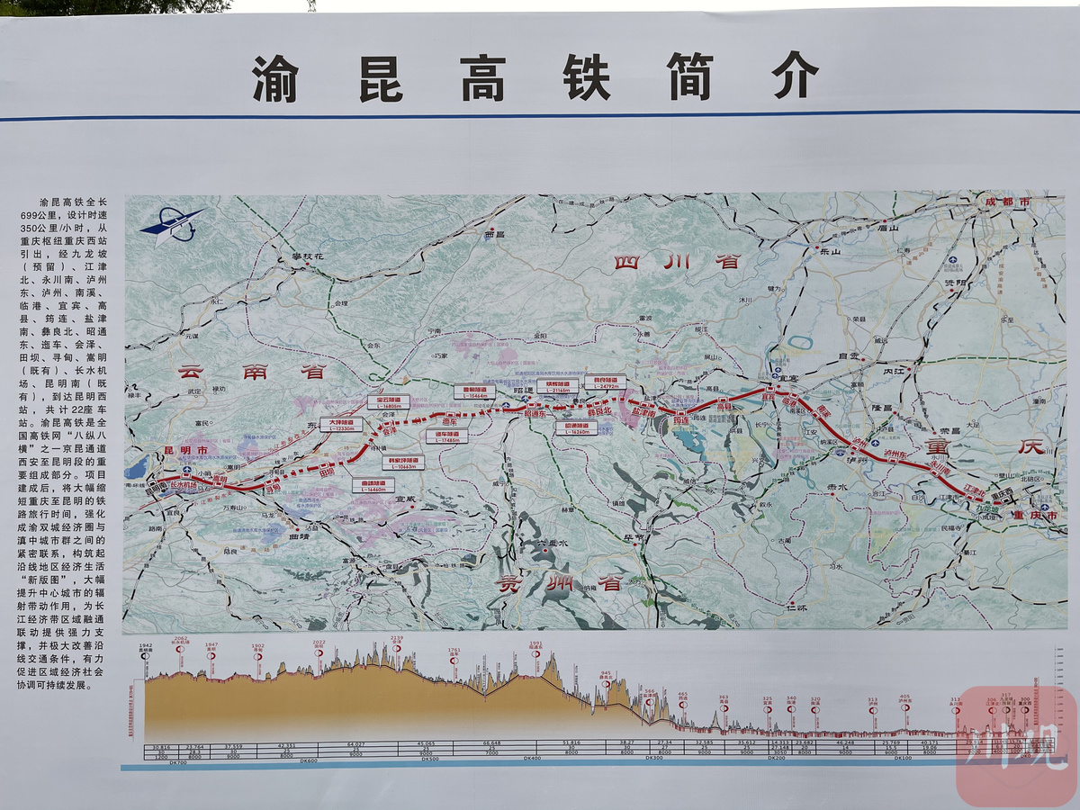 渝昆高铁彝良段线路图图片