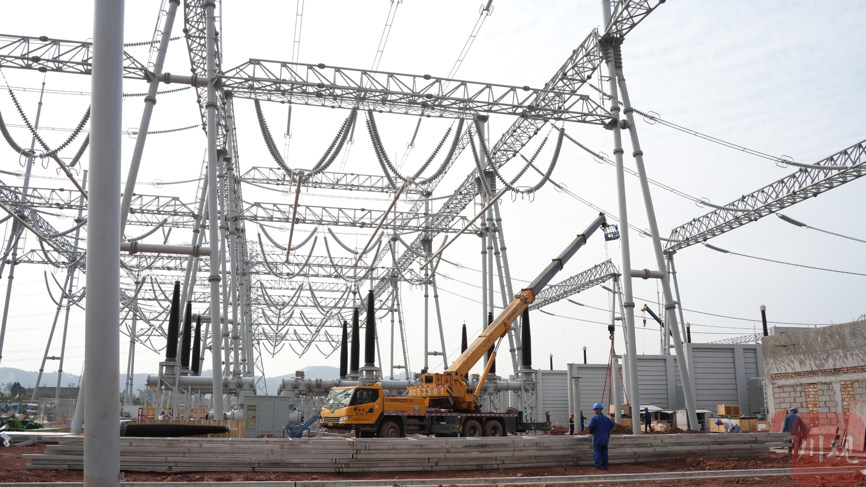 全力冲刺宜宾500千伏变电站力争今年6月投运