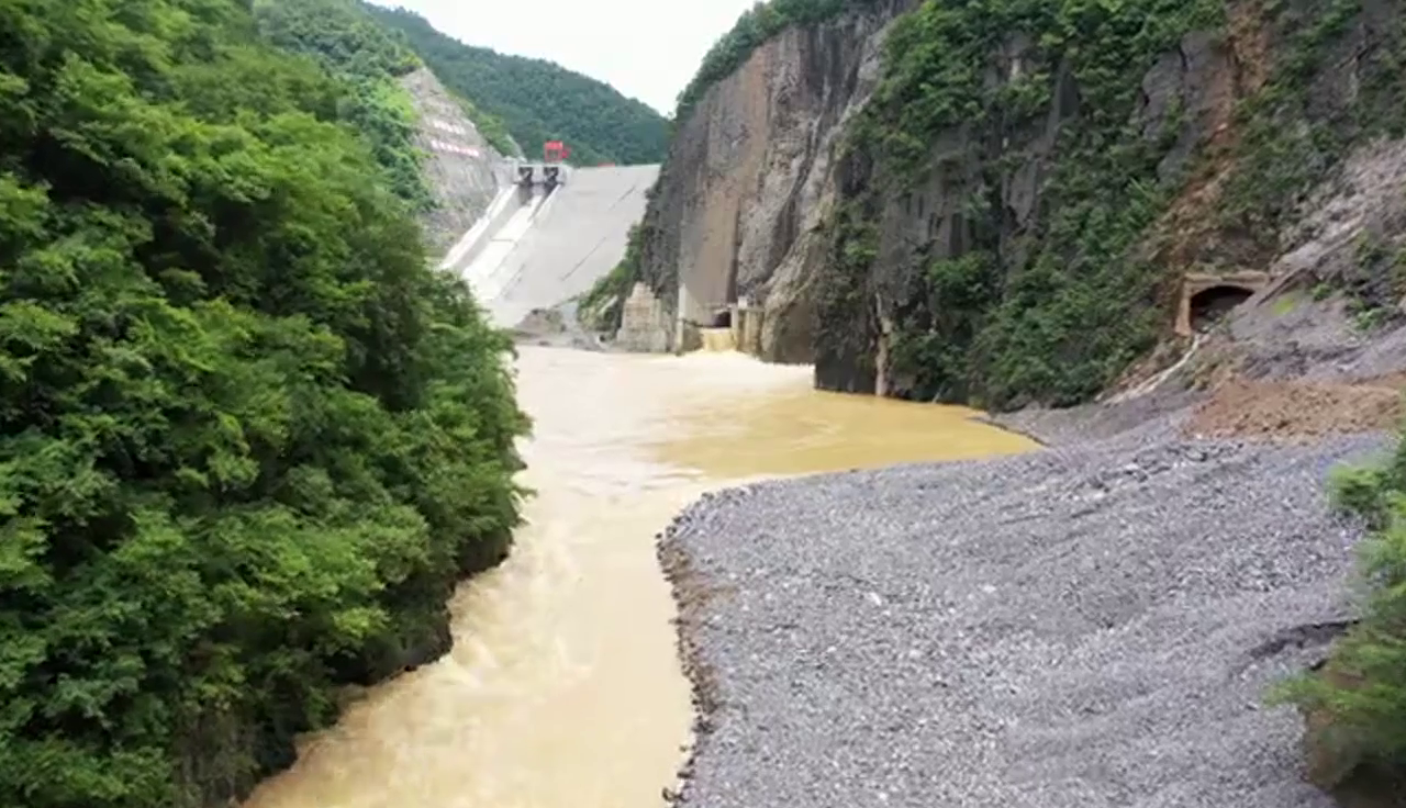 本輪強降雨,紅魚洞水庫攔蓄洪水近3000萬立方米 - 川觀新聞