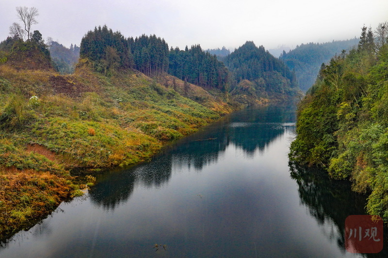 饮水探源实拍雅安九龙水库