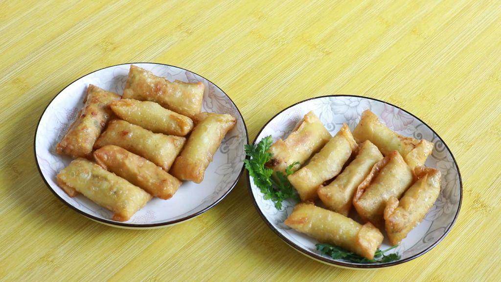 野山葱春卷 春天的限定美味