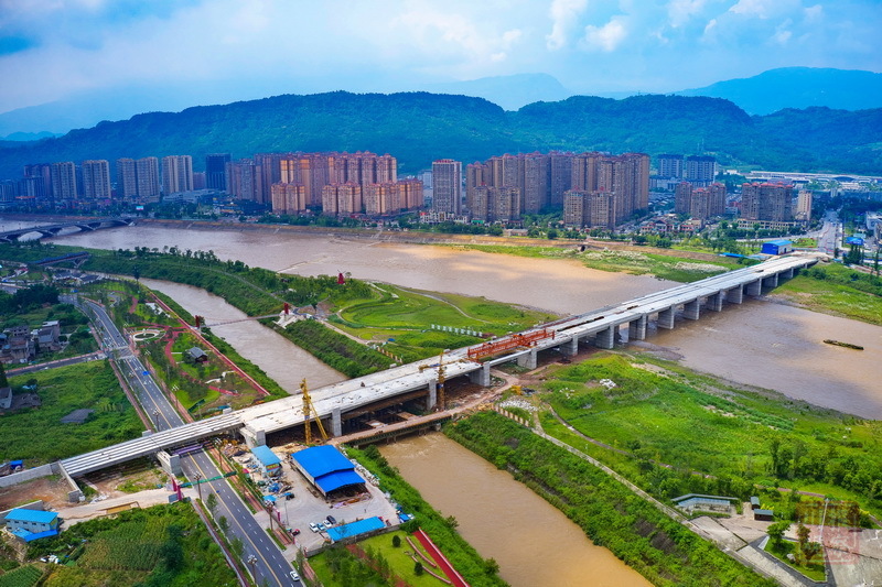 大兴二桥主体建设已接近尾声 - 川观新闻