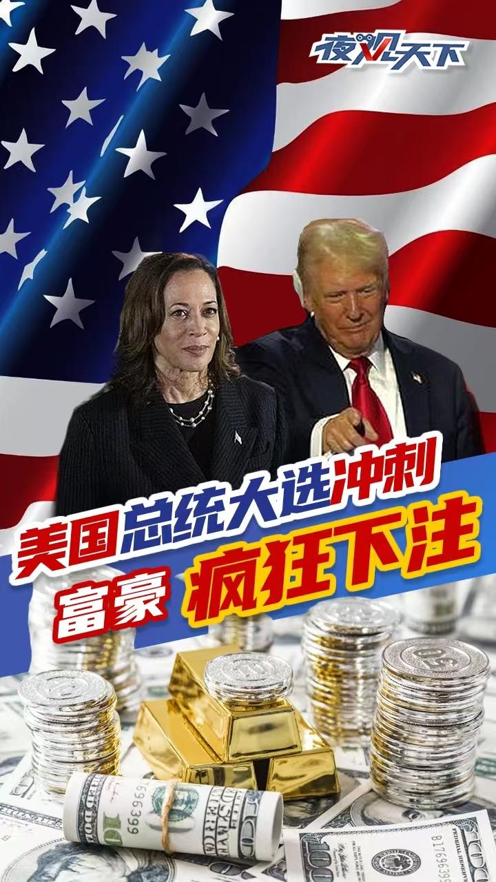 C视频夜观天下丨美国总统大选冲刺，富豪疯狂下注_四川在线