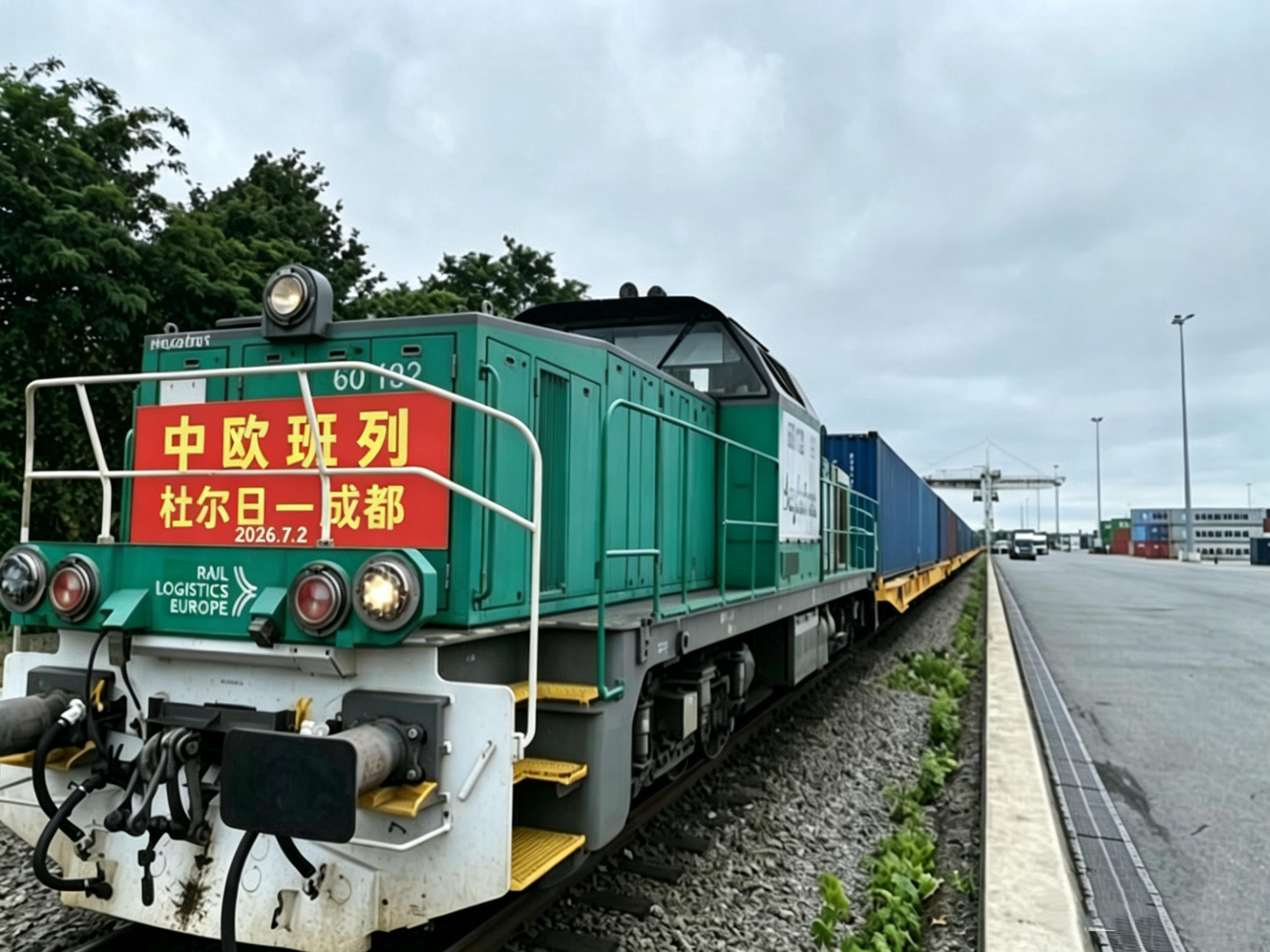 从法国启程，中欧班列首列美妆专列要到成都了