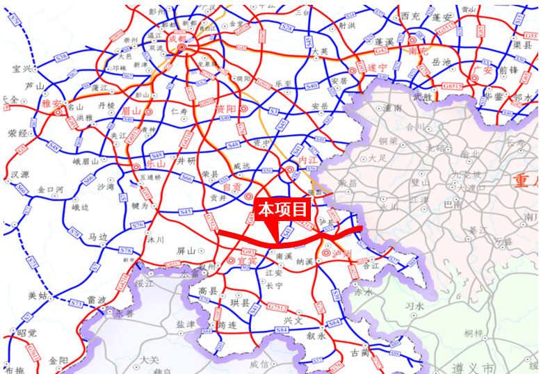 宜攀高速公路 线路图图片