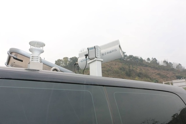 移动监测污染源泸州首次引进激光雷达走航车