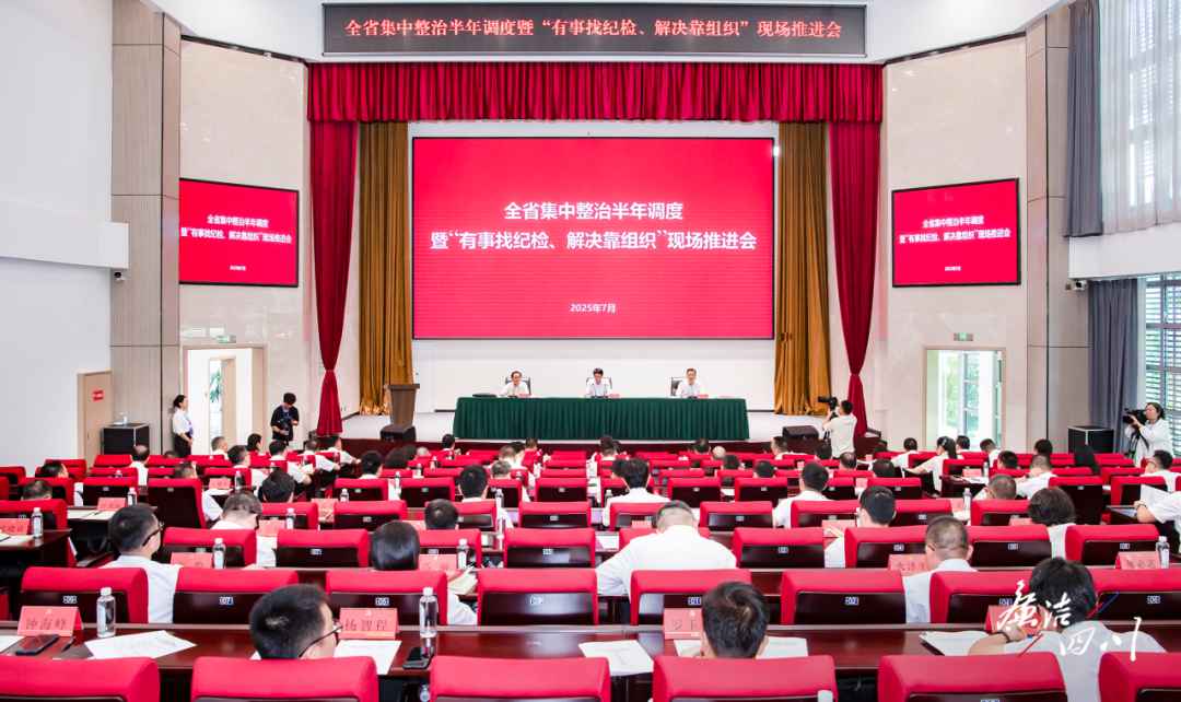 全省集中整治半年调度推进会召开！靠群众身边组织解决问题？